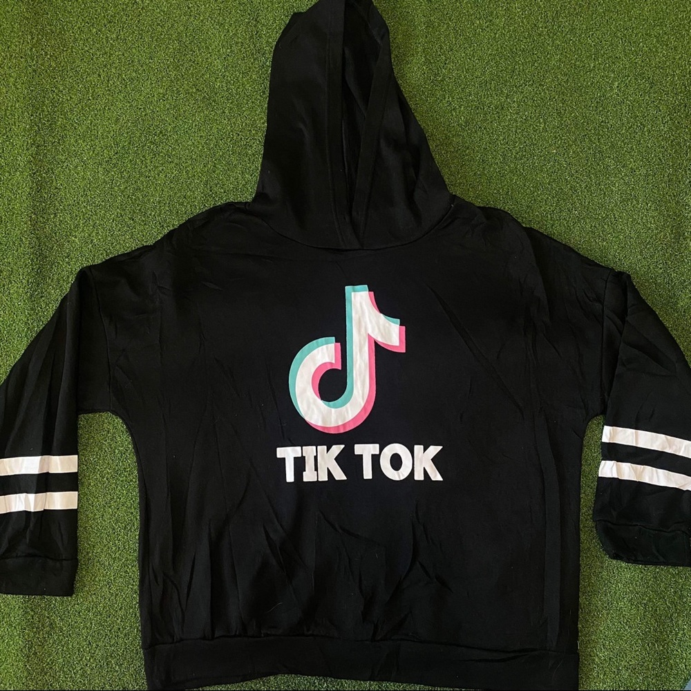 TikTok Black Sweater Hoodie